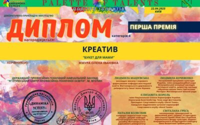 III Міжнародний конкурс талантів “PALETTE OF TALENTS”