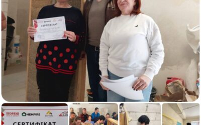 Участь у семінарі і майстер-класі “Опорядження стін полімерними матеріалами”